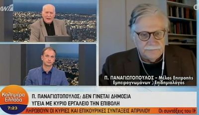 Παναγιωτόπουλος: Δεν γίνεται δημόσια υγεία με επιβολή, όχι να είναι στόχος των μέτρων η βόλτα
