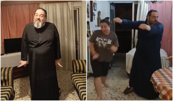 Ο viral παπάς του TikTok: Ανεβάζει βίντεο με... χορευτικά - «Η Ιεραρχία διώχνει τον κόσμο από την εκκλησία»