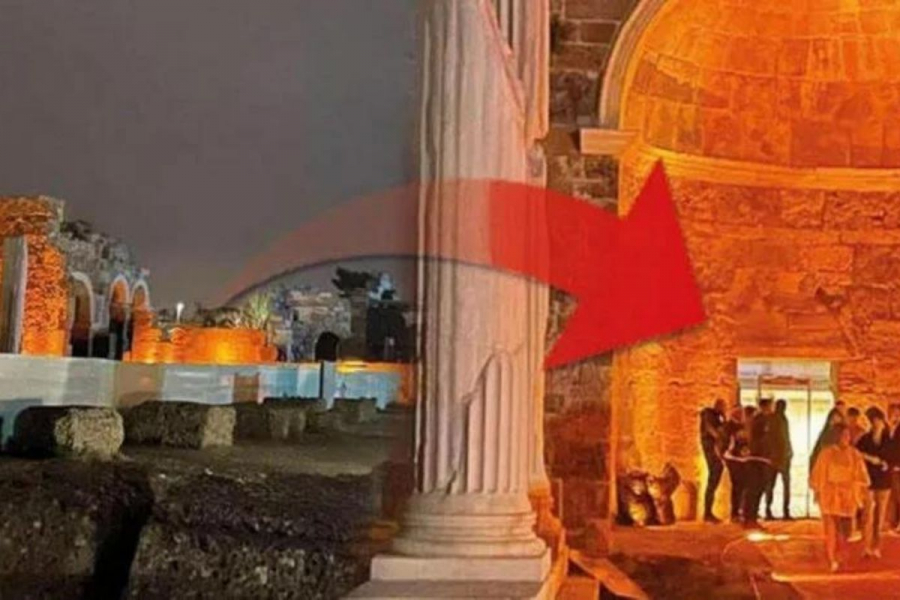 Οργή στην Τουρκία: Μετέτρεψαν σε μπαρ την είσοδο του ναού της Αθηνάς στην Αττάλεια