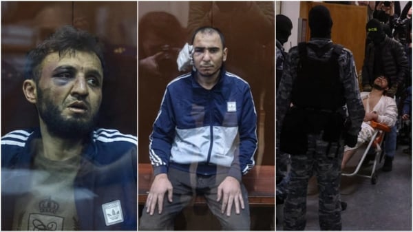 Μακελειό στη Μόσχα: Στη φυλακή οι τέσσερις ύποπτοι για την σφαγή στο Crocus City Hall