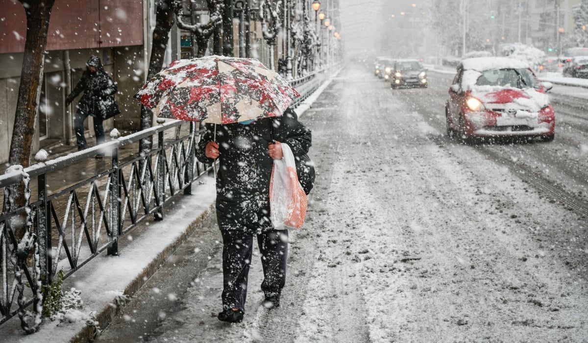 χιονια αθηνα, ποτε χιονια αθηνα, εμυ, καιρος meteo