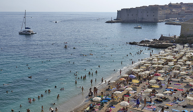 Κροατία, καλοκαίρι, παραλία