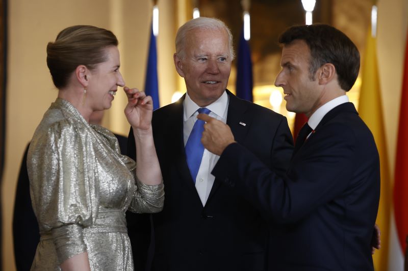 μπαιντεν, μακρον, biden macron