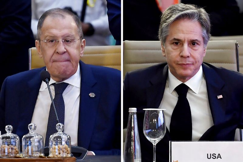 blinken lavrov, μπλινκεν, λαβροφ συναντηση, g20, νεο δελχι