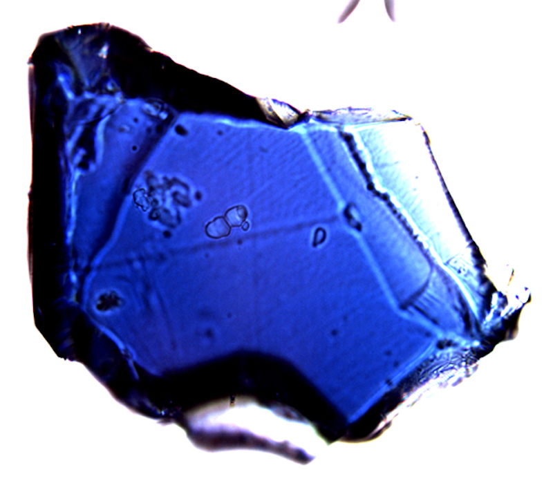 ρινγκουντίτης, γαλάζιος ρινγκουντίτης, blue ringwoodite