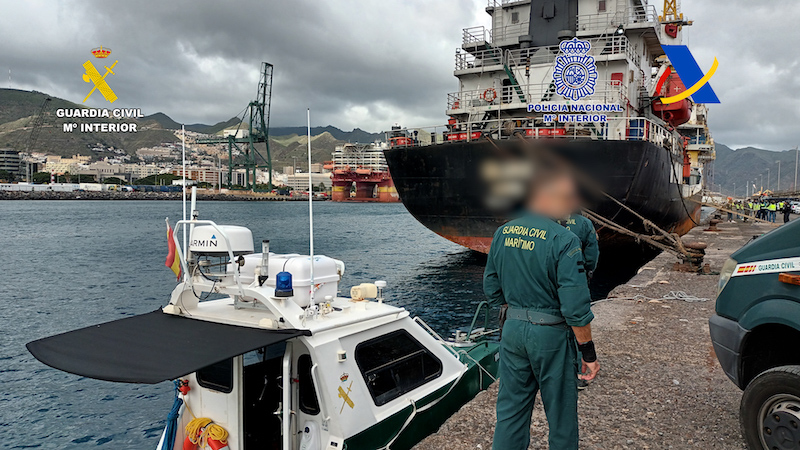 Το πλοίο «Blume» που μετέφερε 4,5 τόνους κοκαΐνης και αναχαιτίστηκε στην Ισπανία, 20 Ιανουαρίου 2023