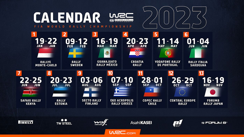 calendar 2023 wrc 1