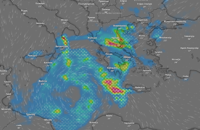 Φωτογραφία για: Κακοκαιρία Daniel: Πού θα χτυπήσει τις επόμενες ώρες 4 κακοκαιρια Daniel, κακοκαιρια, καιρος, ψροχη, βροχες, meteo, Θεσσαλια, Πηλιο, Βολος