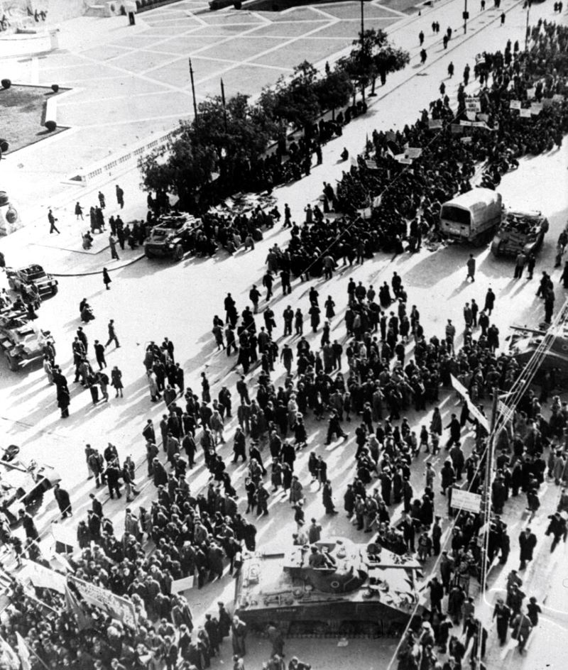 δεκεμβριανα, 3 δεκεμβριου 1944, σαν σημερα, ντοκουμεντο, ιστορια