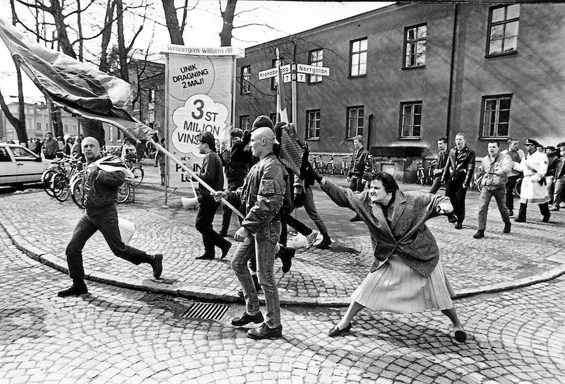 «Η γυναίκα με την τσάντα», Βέκχουε Σουηδίας, 13 Απριλίου 985 | Πηγή: BBC • Hans Runesson