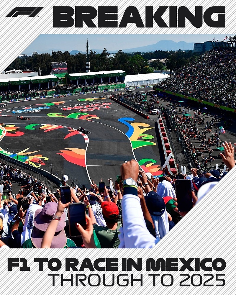 F1 Το Γκραν Πρι του Mεξικού παραμένει μέχρι το 2025