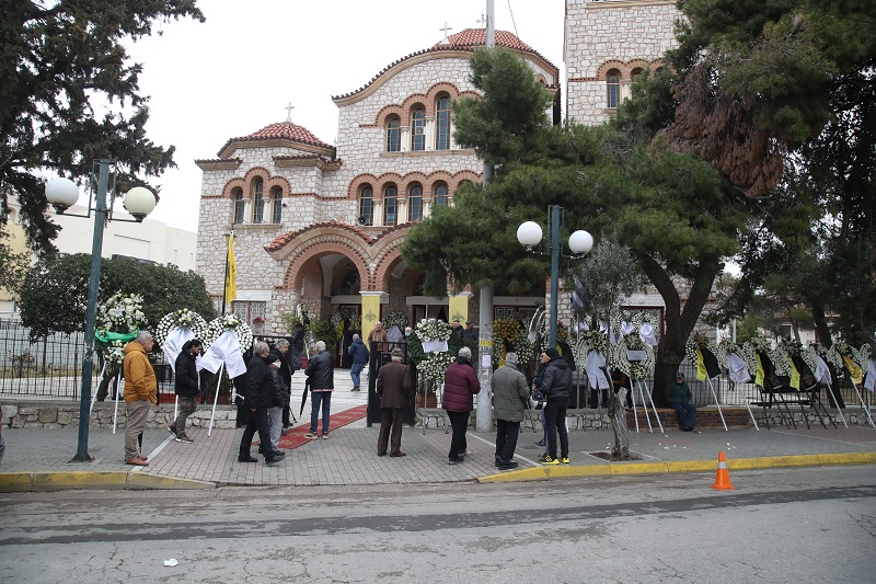 μιμης παπαιωαννου λαικο προσκυνημα κηδεια