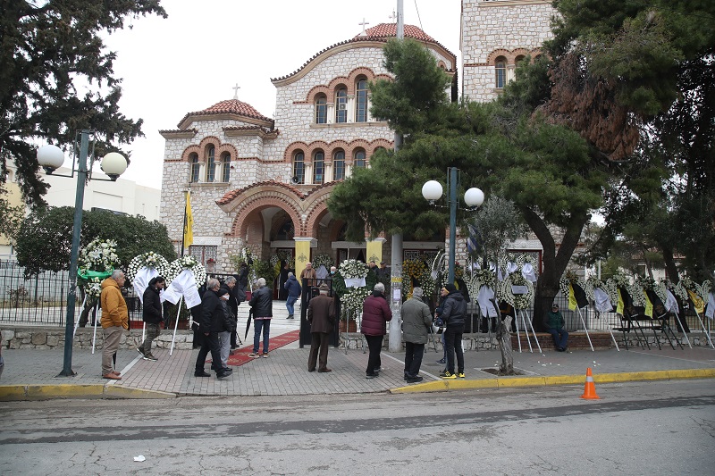 μιμης παπαιωαννου λαικο προσκυνημα κηδεια