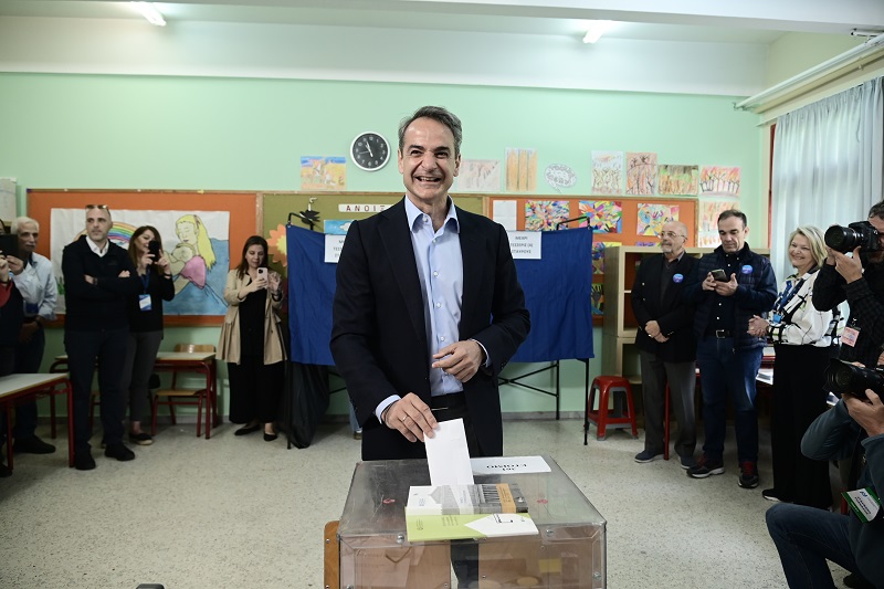κυριακος μητσοτακης εκλογες 2023 ψηφισε