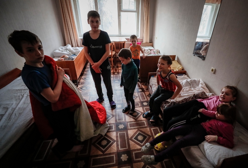 Ουκρανία Ρωσία Πρόσφυγες
