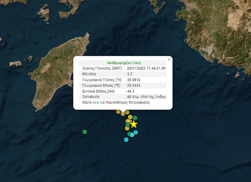 σεισμος τωρα, σεισμος, ροδος