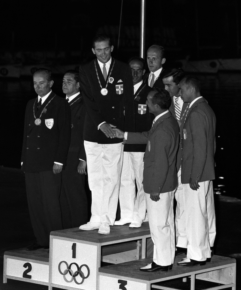 τέως βασιλιάς Κωνσταντίνος Β', χρυσό μετάλλιο, Ολυμπιακοί Αγώνες, Ολυμπιακοί Αγώνες 1960, ιστιοπλοΐα