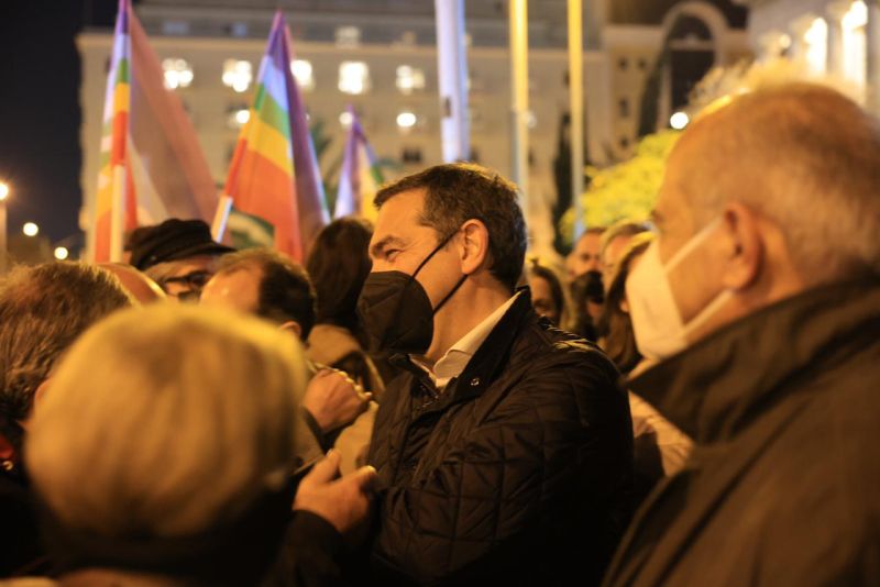 Τσίπρας συναυλία ειρήνης Προπύλαια