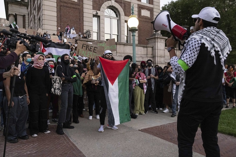 νεα υόρκη ΗΠΑ διαδηλώσεις Παλαιστίνη