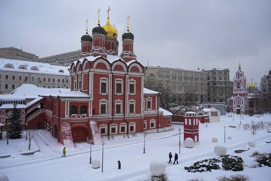 Ρωσία, Χιόνια, Μόσχα, Καιρός