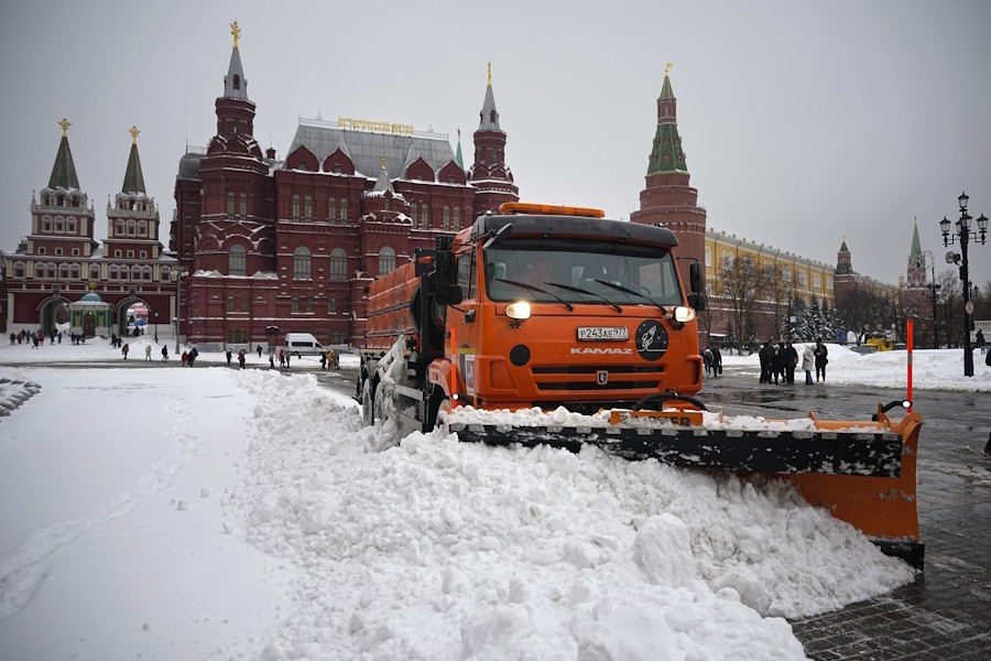 Ρωσία, Χιόνια, Μόσχα, Καιρός
