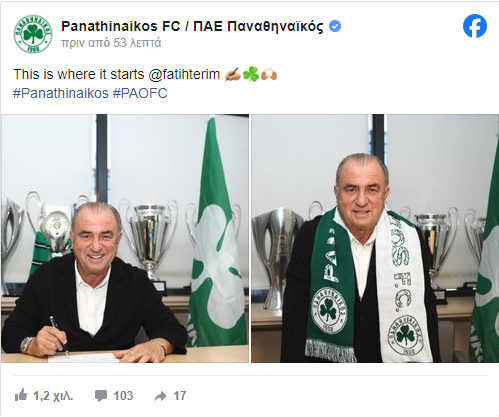 Live: «Θέλω να πάρω το πρωτάθλημα, ήρθα για να γράψω ιστορία» 3 φατιχ τεριμ παναθηναικος