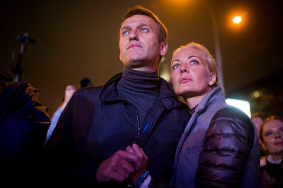 Alexei Navalny, wife yulia, αλεξει ναβαλνι