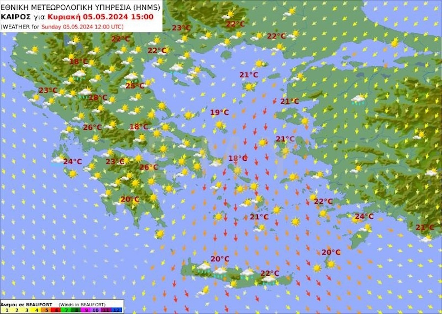 Καιρός, Καιρός Σήμερα, Πρόγνωση Καιρού