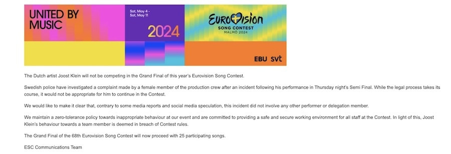 Eurovision Ολλανδία, Eurovision 2024 Ολλανδία, Eurovision Τελικός, Eurovision 2024 Τελικός