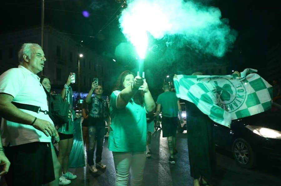 Πράσινη «παράνοια» για τον μεγάλο τίτλο – Δείτε βίντεο και εικόνες 3 Παναθηναϊκός