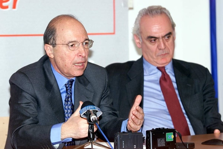 Ο Κώστας Σημίτης και ο Άκης Τσοχατζόπουλος