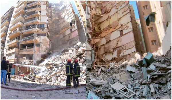 Αίγυπτος: Κατέρρευσε κτήριο 13 ορόφων - Φόβοι για πολλούς εγκλωβισμένους