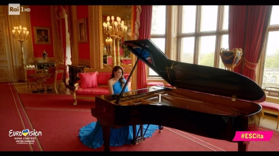 Eurovision 2023: Η Κέιτ Μίντλετον έπαιξε πιάνο στον μεγάλο τελικό