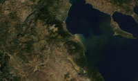 Λωρίδα λάσπης «ένωσε» Θεσσαλία με… Χαλκιδική - Εικόνα από δορυφόρο