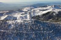 Πάρνηθα εν λευκώ: Το απόλυτο αλπικό τοπίο της Αττικής από ψηλά