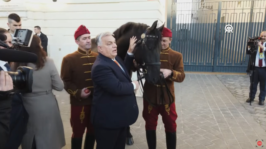 Ο Όρμπαν χάρισε ένα άλογο στον Ερντογάν (βίντεο)