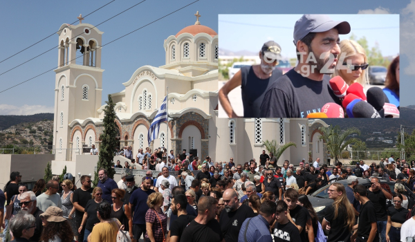 Blue Horizon: Συγκινεί ο πατέρας της Μελίνας Παρασκάκη στην κηδεία του Αντώνη - «Να μην ξεχαστεί»