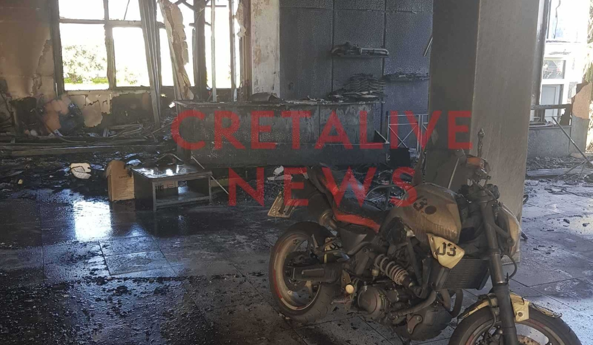 Τραγωδία στο Ηράκλειο: Νεκρός 57χρονος μετά από φωτιά σε αντιπροσωπεία αυτοκινήτων