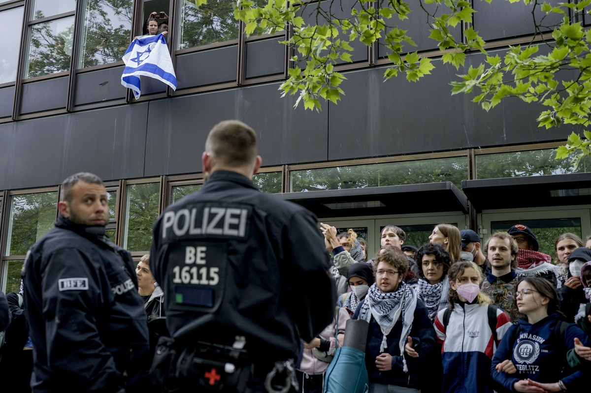 Στη Γερμανία «έφτασαν» οι καταλήψεις στα Πανεπιστήμια, συνθήματα κατά του Ισραήλ