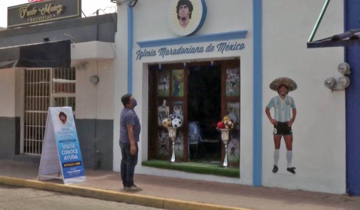 Μεξικό: Εκκλησία για τους πιστούς του… Μαραντόνα