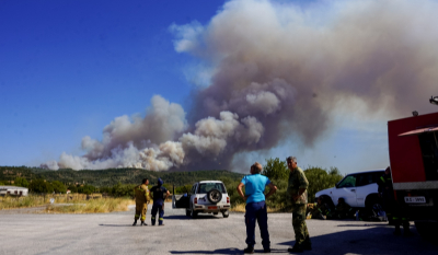 Φωτιά στη Λέσβο: Μεγάλη αναζωπύρωση - Εκκενώνεται ξανά η Βρίσα