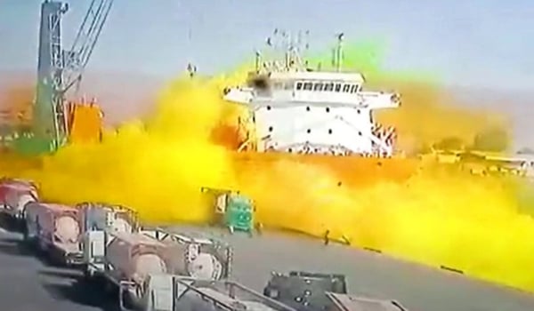 Ιορδανία: 11 νεκροί και εκατοντάδες τραυματίες μετά από διαρροή τοξικού αερίου στο λιμάνι της Άκαμπα