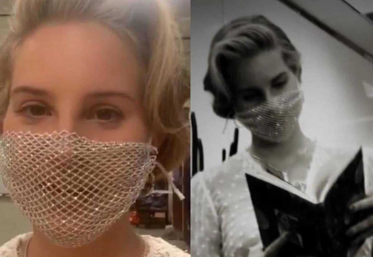 Lana Del Ray: Η εμφάνιση με τη δικτυωτή μάσκα προκάλεσε χάος