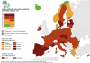 Ο χάρτης του ECDC για τον κορονοϊό: Στο «πορτοκαλί» η Ελλάδα, ποια περιοχή είναι «πράσινη»