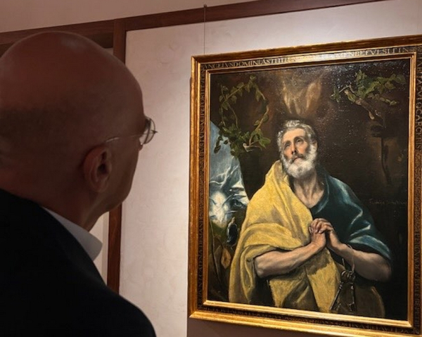 Στο μουσείο El Greco o Νίκος Δένδιας