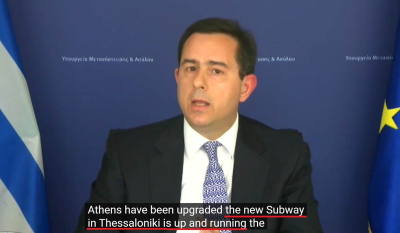 Ο Μηταράκης βλέπει οράματα: Είπε στο BBC ότι το Μετρό στη Θεσσαλονίκη… λειτουργεί