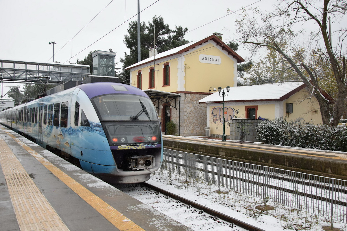 Κακοκαιρία Μπάρμπαρα: Ακυρώσεις δρομολογίων της Hellenic Train