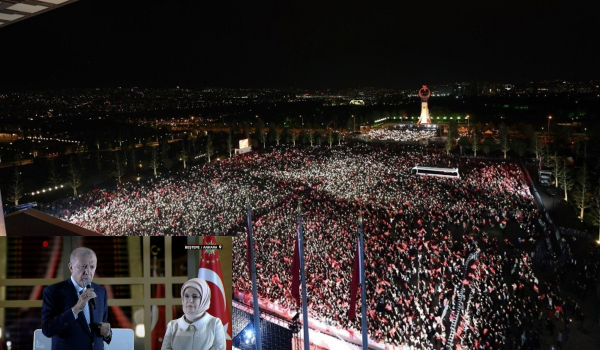 Οι Τούρκοι αποθεώνουν Ερντογάν στην Άγκυρα: «Σήμερα κέρδισε η Τουρκία - Χτίζουμε μαζί τον νέο αιώνα»