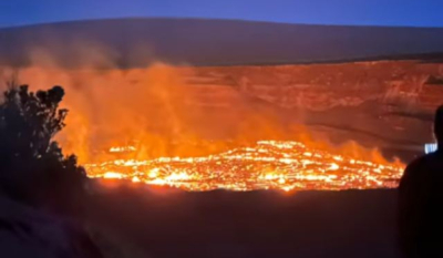 Χαβάη: Καθηλωτικές εικόνες από την έκρηξη του μεγαλύτερου ηφαιστείου στο κόσμο