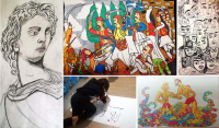 Η ζωγραφιά 11χρονου μαθητή με την «Έξοδο του Μεσολογγίου» έγινε γραμματόσημο των ΕΛΤΑ